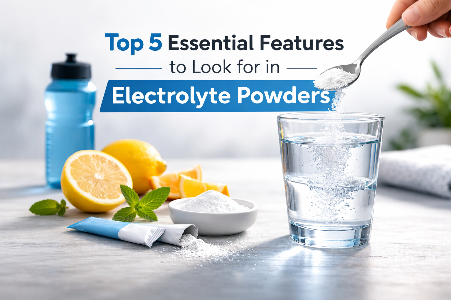 Top 5 Essential Features to Look for in Electrolyte Powders